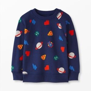 Hanna Andersson Valentines Print Sweatshirt Size 12 Kids